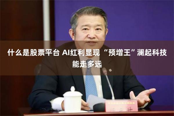 什么是股票平台 AI红利显现 “预增王”澜起科技能走多远