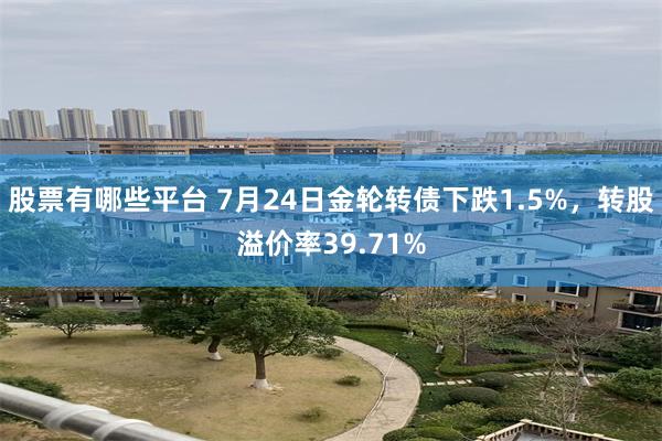 股票有哪些平台 7月24日金轮转债下跌1.5%，转股溢价率39.71%